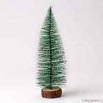 rbol de navidad grande 25cm. con base de madera na100.l